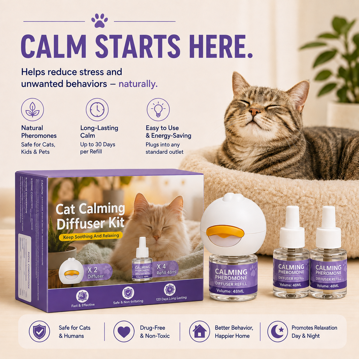 Purrquil™ — Calming Pet Diffuser
